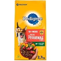 Ração Pedigree Para Cães Adultos Raças Pequenas e Minis Carne e Vegetais 2,7kg (MP)