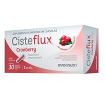 Cisteflux Cranberry 500mg 30 Cápsulas Maxinutri | Bemol Farma