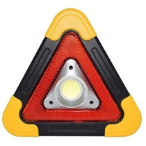 Triângulo Para Carro Solar Ecosolis Vermelho 84085