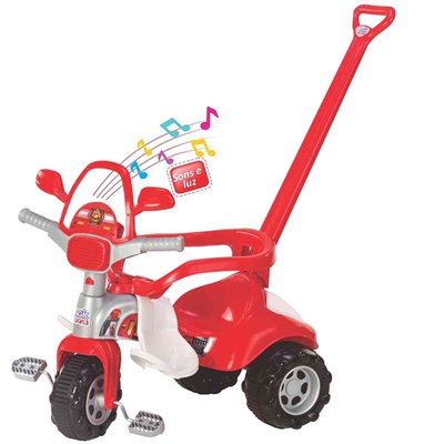 Triciclo Magic Toys Bombeiro Car Vermelho 2714