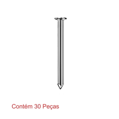 Prego de Aço Galvanizado 10x10(1,6x25mm) 30 Peças - Sforplast (MP)