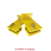 Conector De Derivação 4-6mm Amarelo 6 Peças - Sforplast (MP)