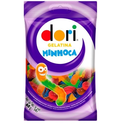 Gelatina Dori Minhoca 60g