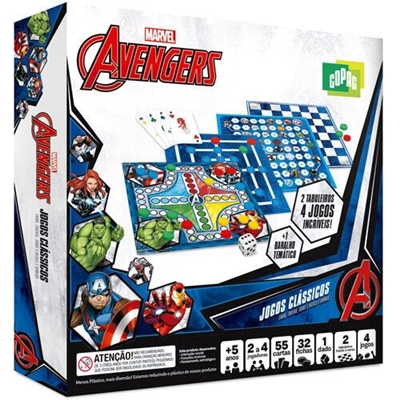 Jogo Copag Marvel Avengers Jogos Clássicos 32511