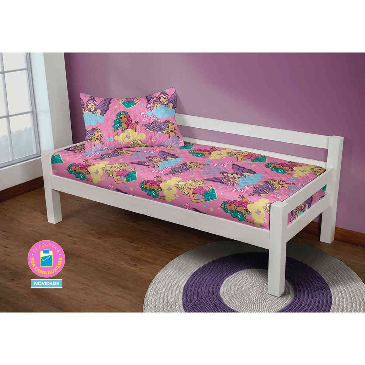 Jogo de Cama Solteiro 3 Peças Barbie 1,40x2,20 Lepper na Lojas Cerentini -  Casa & Decor em até 12x