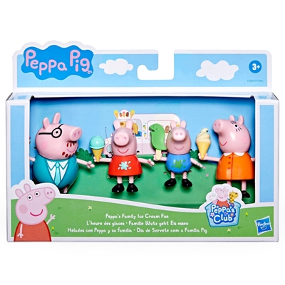 Peppa Pig - Dia De Sorvete Com A Família Pig - F3762 - Hasbro