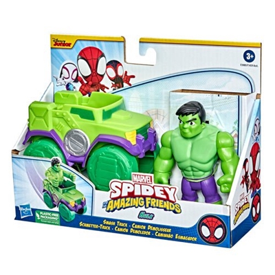 Copo + Bonequinho Infantil de Personagem - Hulk, Homem Aranha