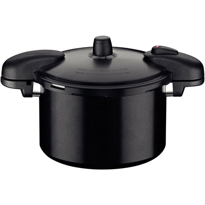 Panela De Pressão Tramontina 7L Valência Black Preto 20565424