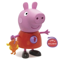 Boneca Peppa Pig Com Atividades Elka - 1097