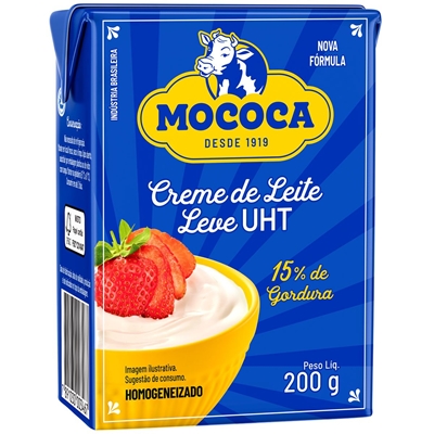 Creme de Leite Leve UHT Mococa 200g