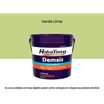 Tinta Acrílica Hidrotintas Econômica Fosca 3L Demais Verde Lima (MP)