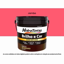 Tinta Acrílica Hidrotintas Standard Semibrilho 15L Brilho e Cor Jambo (MP)