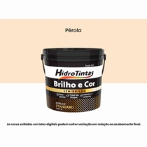 Tinta Acrílica Hidrotintas Standard Semibrilho 3L Brilho e Cor Pérola (MP)