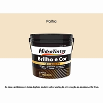 Tinta Acrílica Hidrotintas Standard Semibrilho 3L Brilho e Cor Palha (MP)