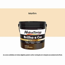 Tinta Acrílica Hidrotintas Standard Semibrilho 3L Brilho e Cor Marfim (MP)