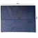 Cabeceira Casal Marjom Diva Velveten Azul 1,40x1,45x0,08cm (MP)