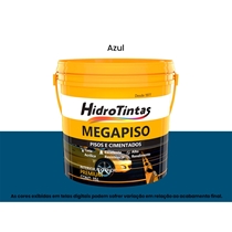 Tinta Acrílica Hidrotintas Premium Fosco 15L Megapiso Azul (MP)