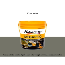Tinta Acrílica Hidrotintas Premium Fosco 3L Megapiso Concreto (MP)