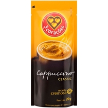 Cappuccino 3 Corações Classic Sachê 20g