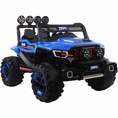 Carro Elétrico Zippy Toys Super Cross 12V Azul 9018-CE2331