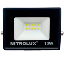 Refletor LED Bivolt 10W 6500K Luz Branca - Nitrolux (MP)