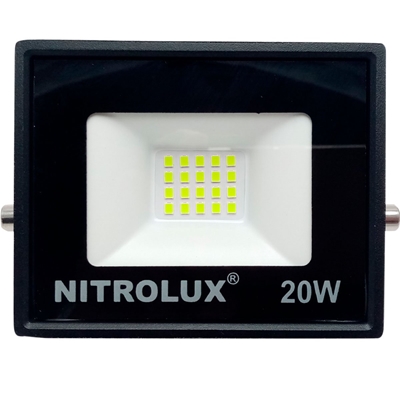 Refletor LED Bivolt 20W 6500K Luz Branca - Nitrolux (MP)