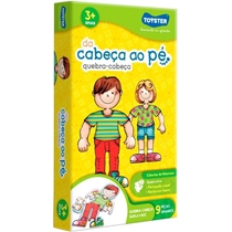 Quebra-Cabeça Toyster 9 Peças Da Cabeça Ao Pé 2038