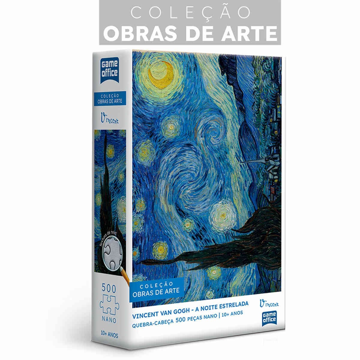 Quebra-Cabeça Toyster 500 Peças Nano Vincent Van: Gogh A Noite