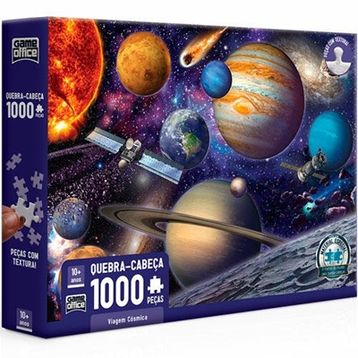 Quebra-Cabeça Toyster 1000 Peças Viagem Cósmica 2722