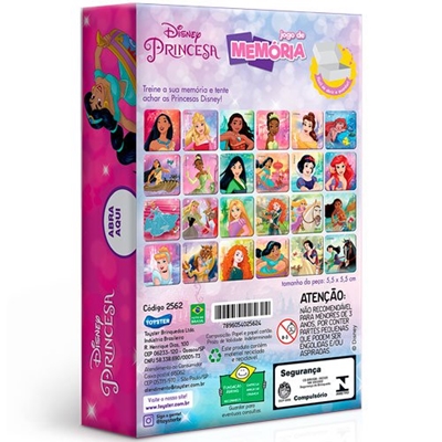 Jogo De Memória Toyster Princesa Disney 2562