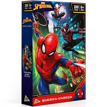 Quebra-Cabeça Toyster 100 Peças Homem Aranha Marvel 2395