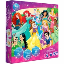 Jogos De Mesa Super Kit Com 3 Jogos Disney Princesas 2354 em