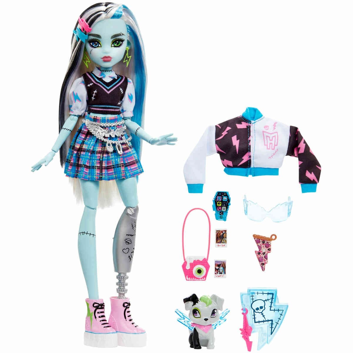 Boneca Mattel Monster High Cleo De Nile Moda Dourado HHK54