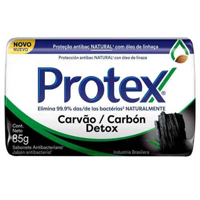 Sabonete Em Barra Protex Carvão Detox 85g