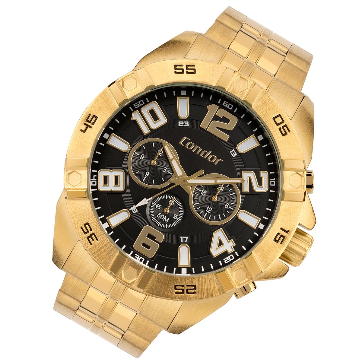 Relógio Masculino Magnum Dourado MA34781L