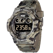 Relógio Masculino X-Watch Cinza Camuflado XMPPD682 QXQX