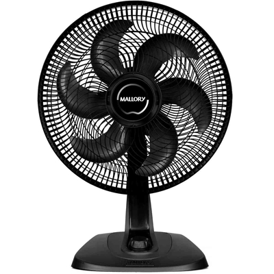 Ventilador de Mesa Mallory 40cm Turbo Fresh Preto