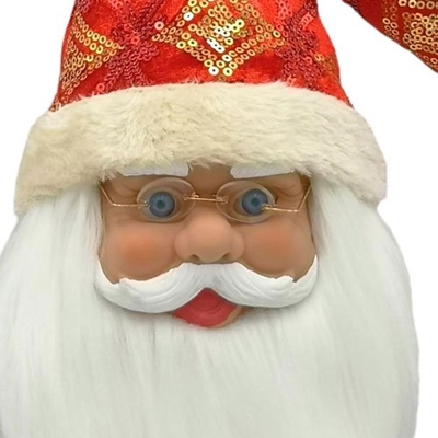 Papel Arroz Desenho Papai Noel Natal para Colorir 7 cm
