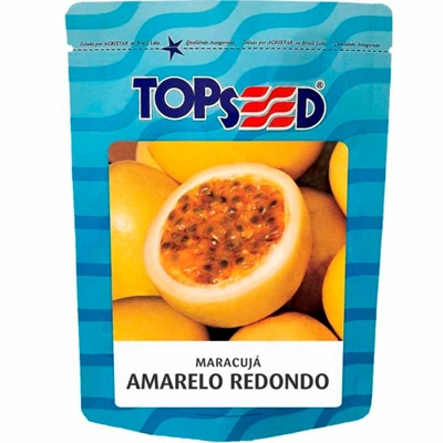 Sementes De Maracujá Redondo Amarelo Híbrido Topseed 50g (MP)