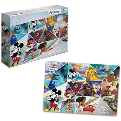 Disney 100 - Posters - Quebra-cabeça 1500 peças panorâmico