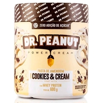 Pasta De Amendoim Dr Peanut Cookie & Cream 600g