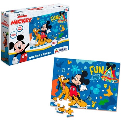 Quebra Cabeça Mickey 100 peças Hasbro - Loja EBEG