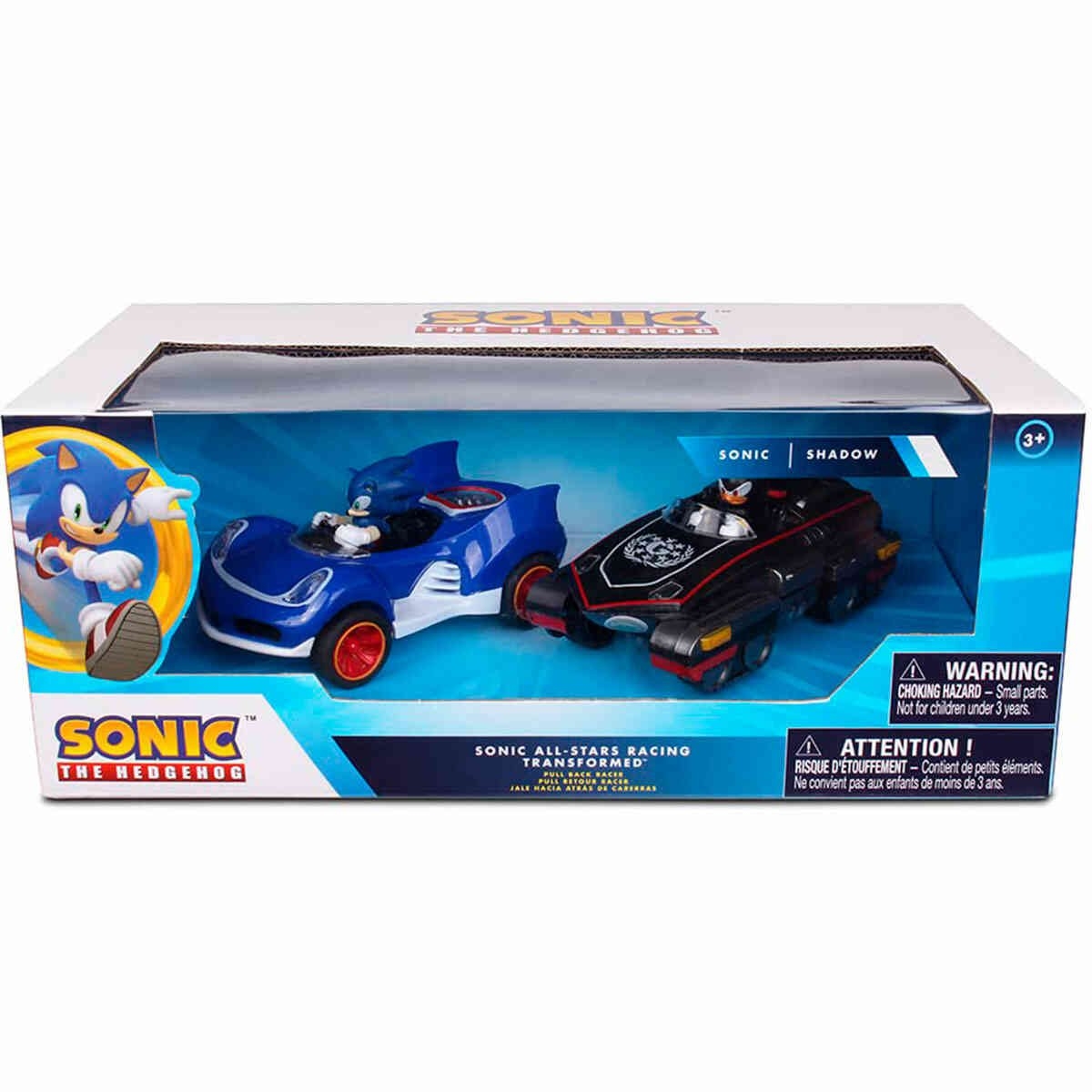 Carro Fun Sonic Shadow Pull Back Preto F0106-9