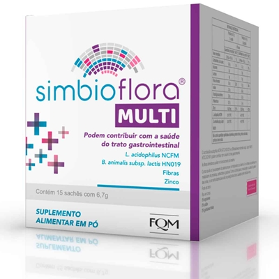 Simbioflora Multi 15  Pó   15 Sachês 6,7g FQM