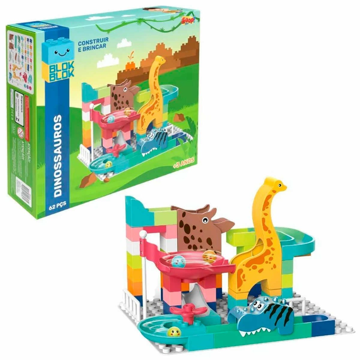 Peças de Montar - Mini Basic 480 peças Dinossauros - 3 em 1 - 3741 -  Plusplus - Kits e Gifts