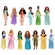 Boneca Mattel Princesas Saia Cintilante Sortido HLW02