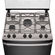 Fogão 5 bocas Electrolux Branco Efficient com Mesa Inox, PerfectCook e VaporBake FE5IB