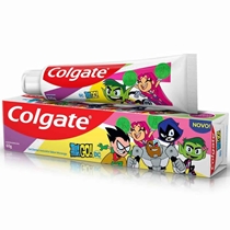 Gel Dental Colgate Teen Titans Go! Sabor Morango 60g