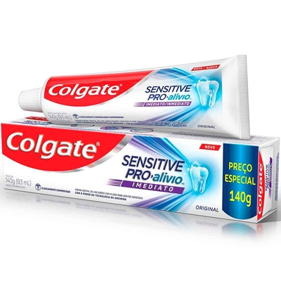Creme Dental Colgate Sensitive Pro-Alívio Imediato Original 140g