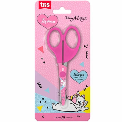 Tesoura Tris Marie 13CM Rosa 623641